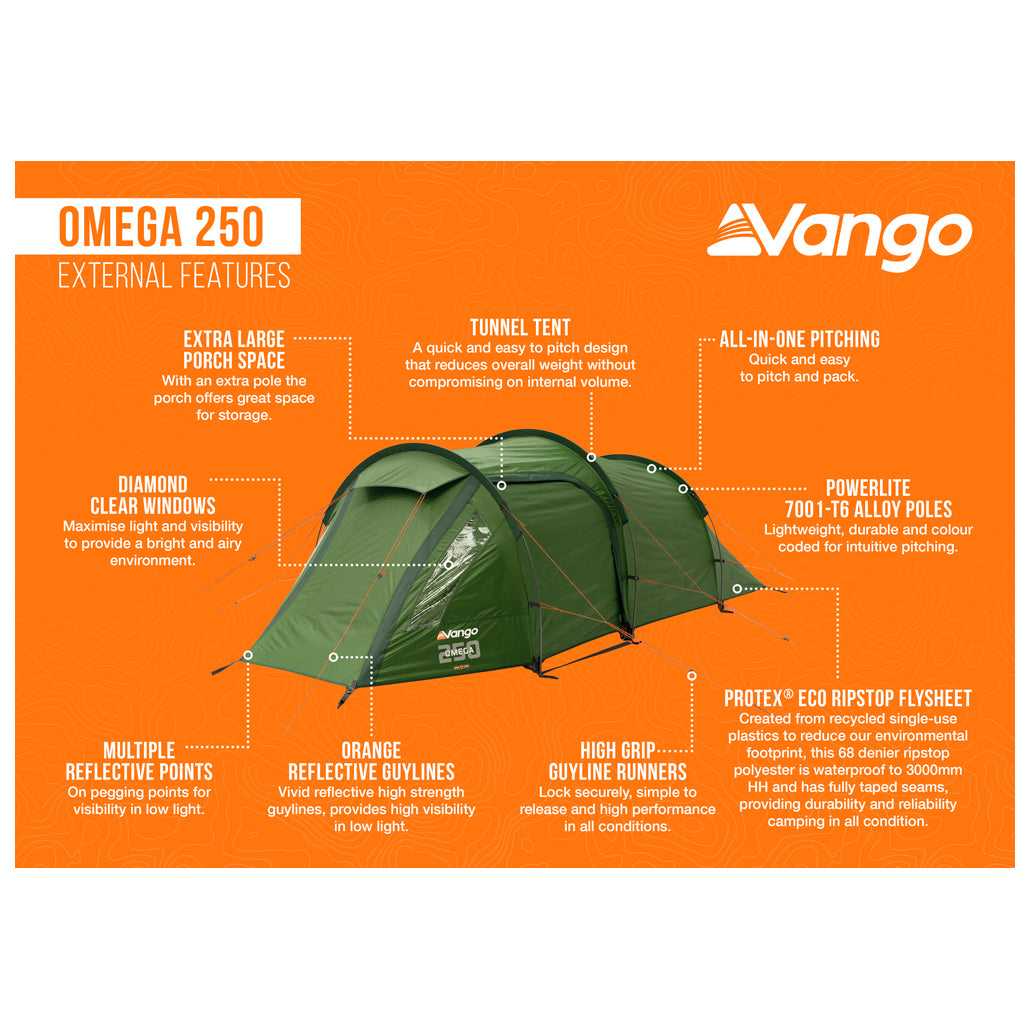 Vango Omega 250 - 2-Personen Zelt