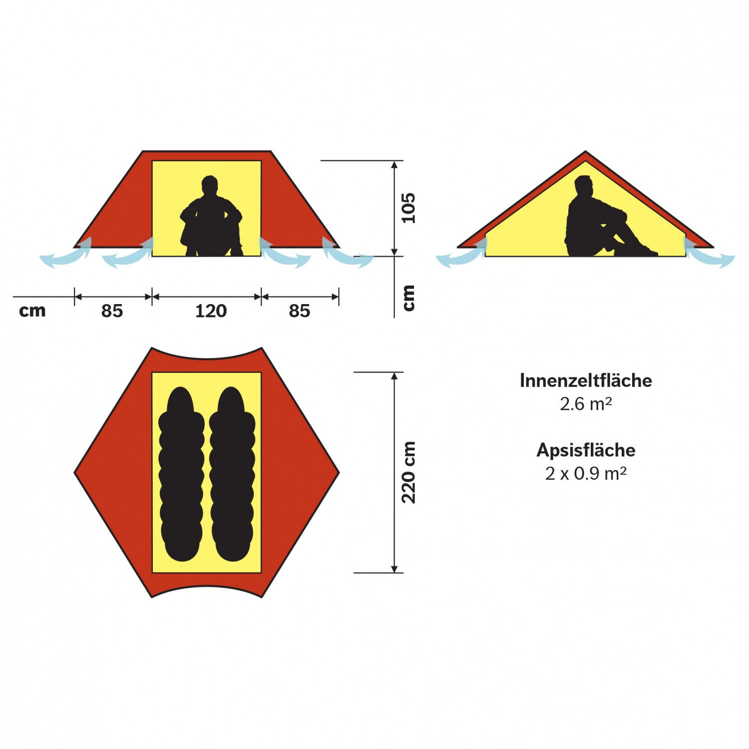 Hilleberg Anaris - 2-Personen Zelt