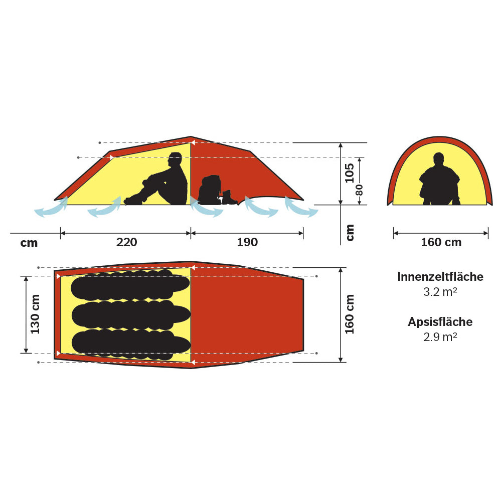 Hilleberg Anjan 3 GT - 3-Personen Zelt