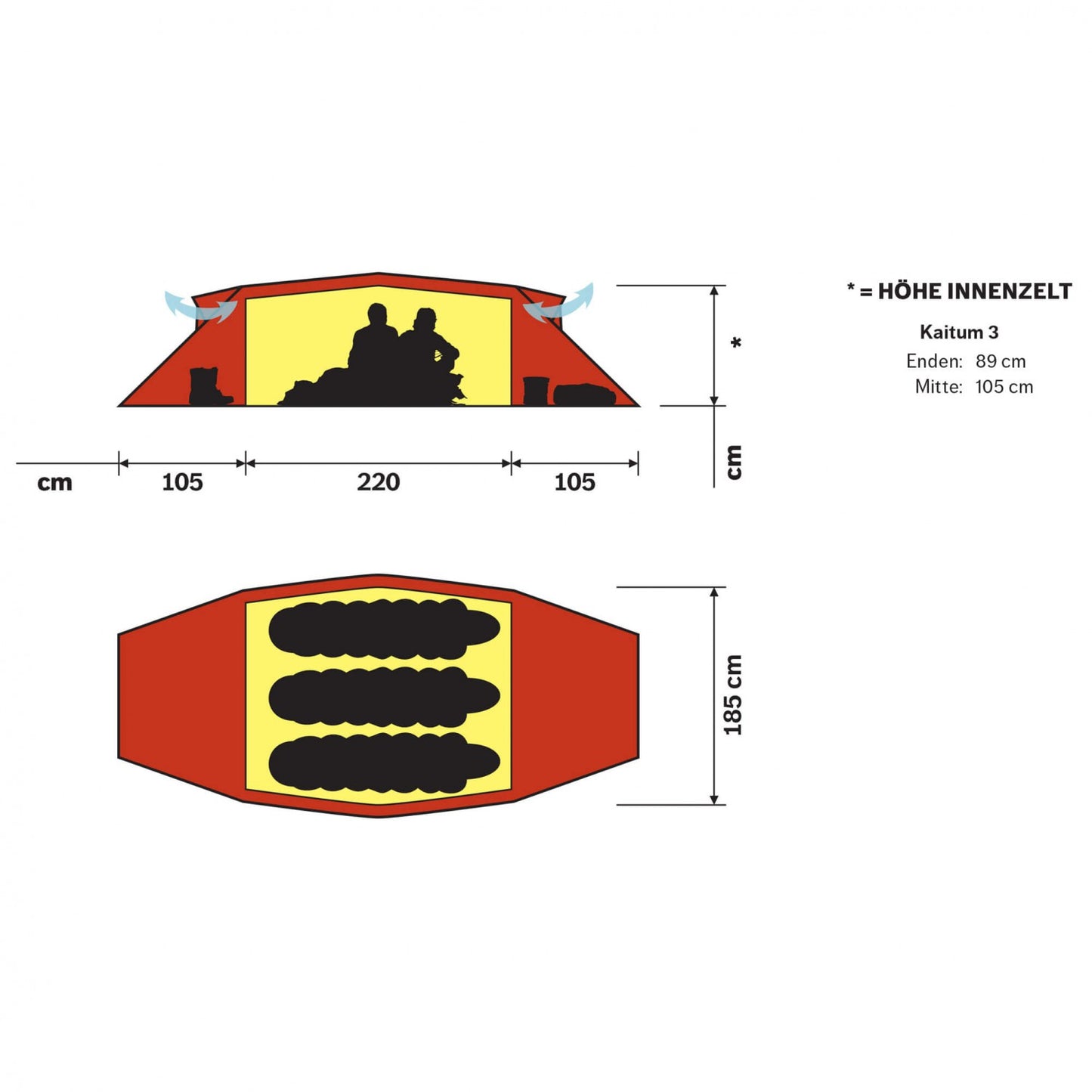 Hilleberg Kaitum 3 - 3-Personen Zelt