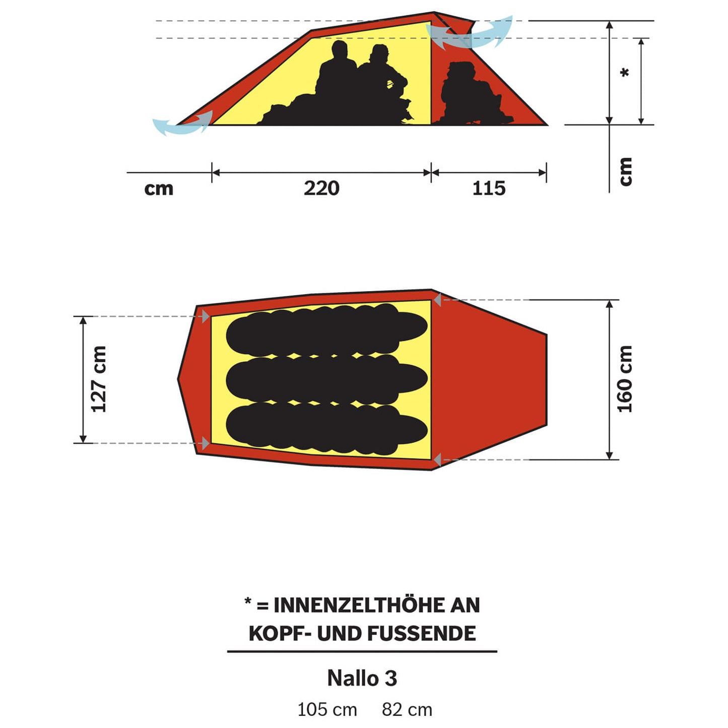 Hilleberg Nallo 3 - 3-Personen Zelt