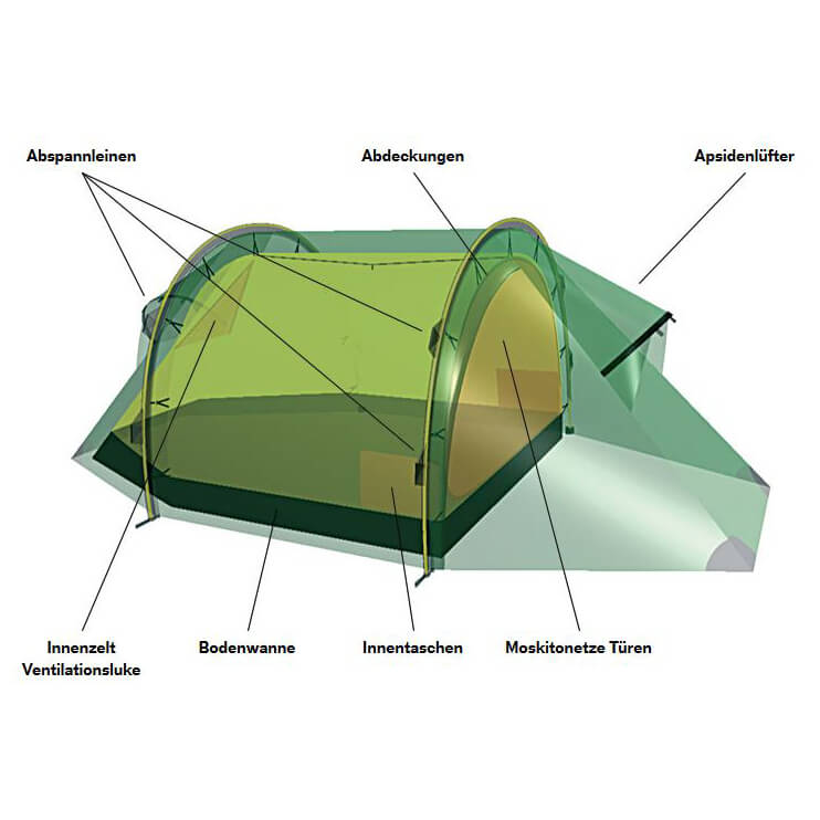 Hilleberg Nammatj 2 - 2-Personen Zelt