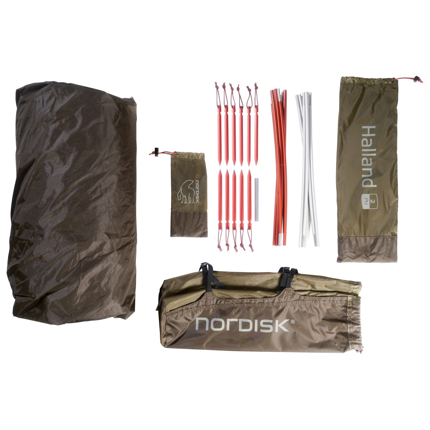Nordisk Halland 2 Pu (2.0) Tent - 2-Personen Zelt