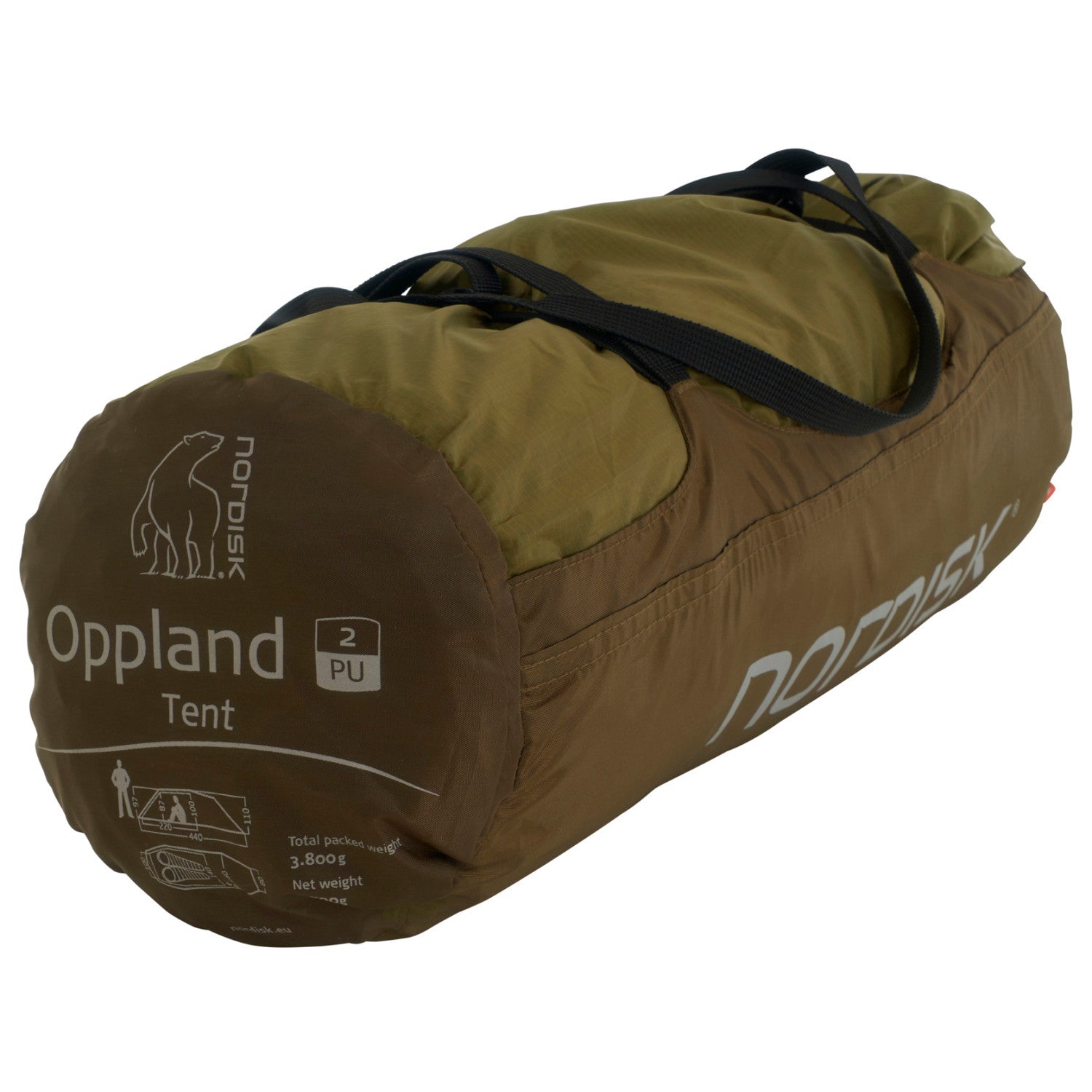 Nordisk Oppland 2 (2.0) PU Tent - 2-Personen Zelt
