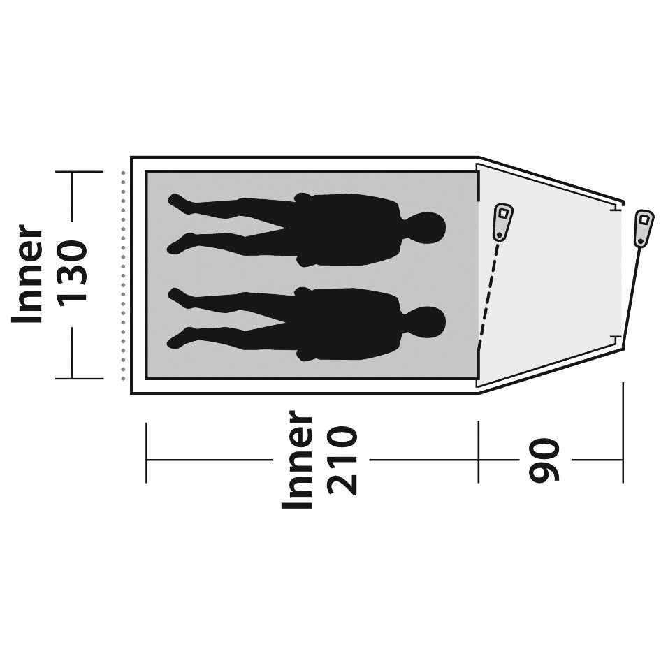 Outwell Earth 2 - 2-Personen Zelt