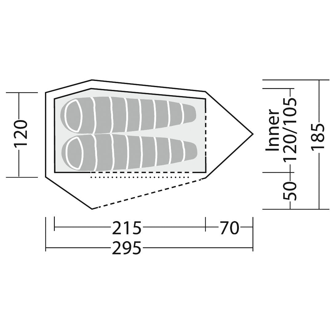 Robens Challenger 2 Exp - 2-Personen Zelt