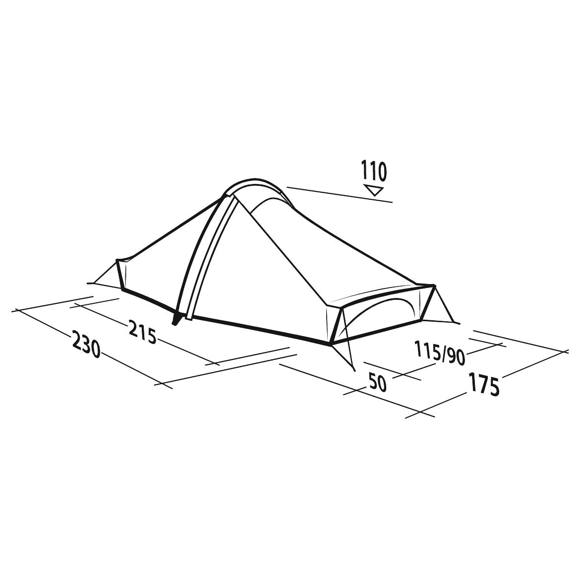 Robens Starlight 2 Exp - 2-Personen Zelt