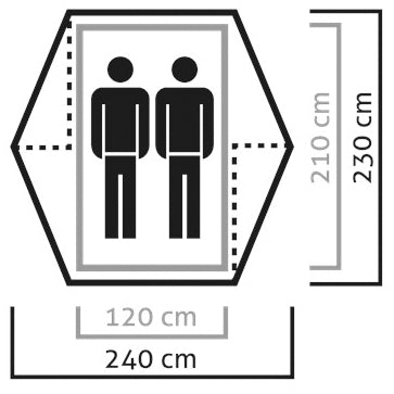 SALEWA Denali II Tent - 2-Personen Zelt