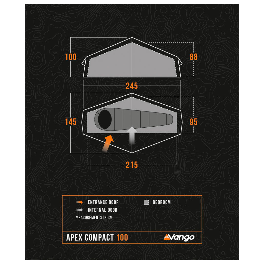 Vango Apex Compact 100 - 1-Personen Zelt