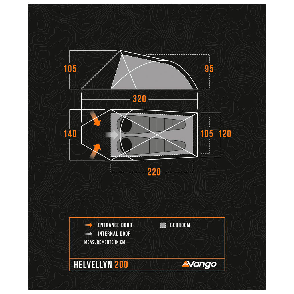 Vango Helvellyn 200 - 2-Personen Zelt