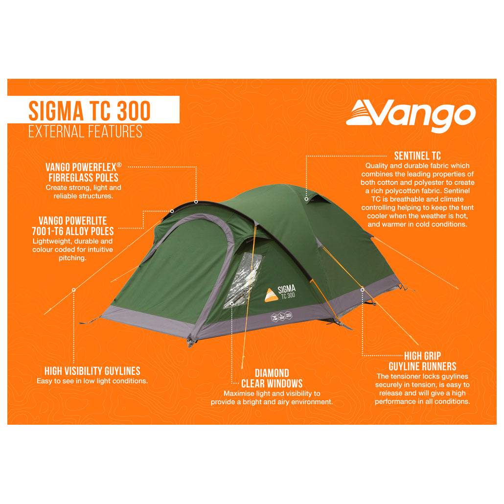 Vango Sigma TC 300 - 3-Personen Zelt