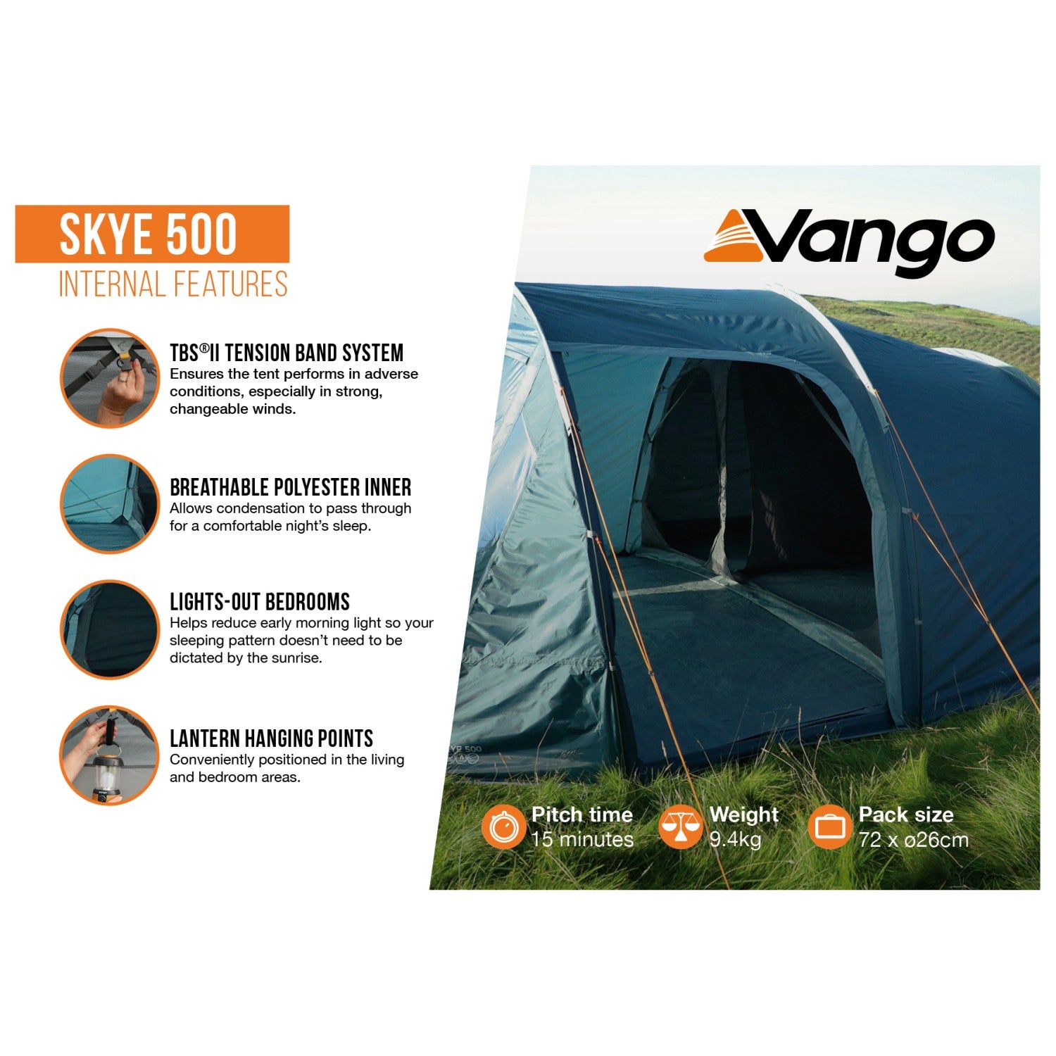 Vango Skye 500 - Gruppenzelt