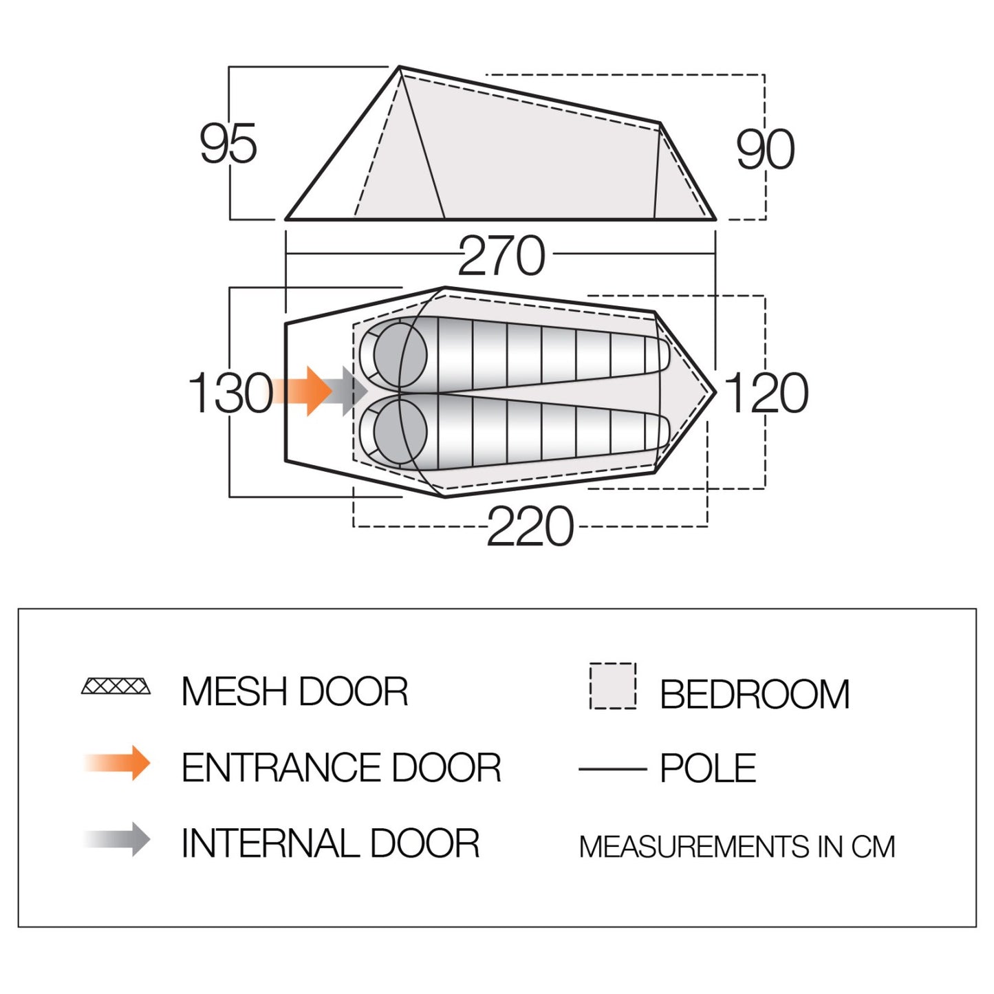 Vango Soul 200 - 2-Personen Zelt