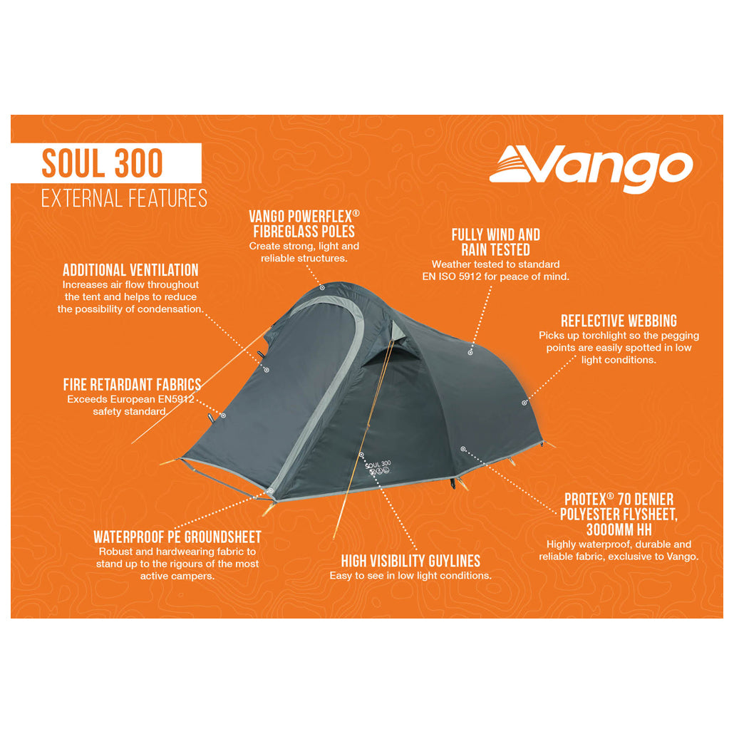 Vango Soul 300 - 3-Personen Zelt