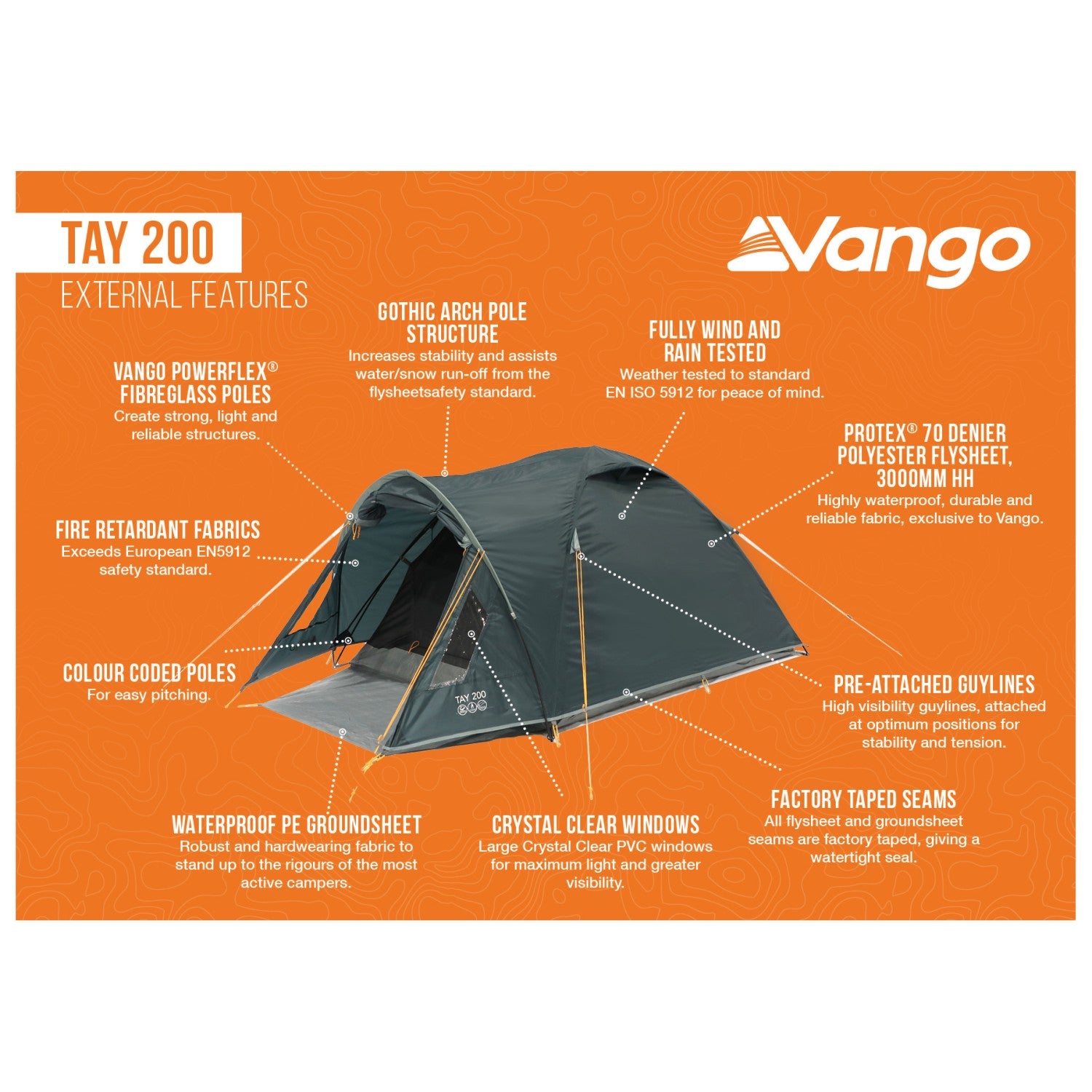 Vango Tay 200 - 2-Personen Zelt